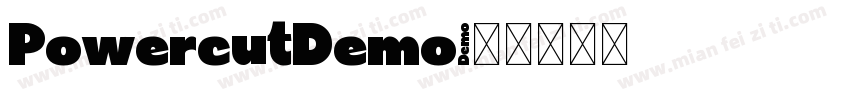 PowercutDemo字体转换