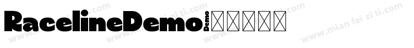 RacelineDemo字体转换