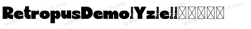 RetropusDemo-Yz0e8字体转换
