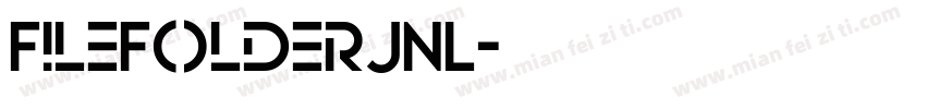 FileFolderJNL字体转换