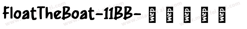 FloatTheBoat-11BB字体转换
