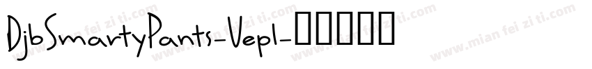 DjbSmartyPants-Vepl字体转换