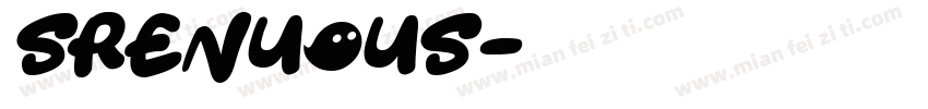 srenuous字体转换