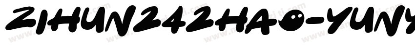 zihun242hao-yunyous字体转换