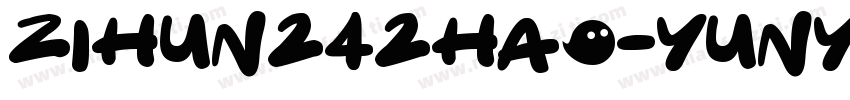 zihun242hao-yunyous字体转换