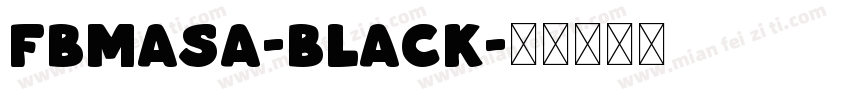 FbMasa-Black字体转换
