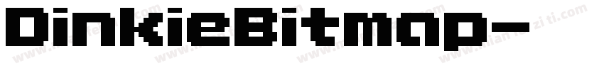 DinkieBitmap字体转换