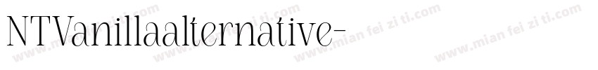 NTVanillaalternative字体转换