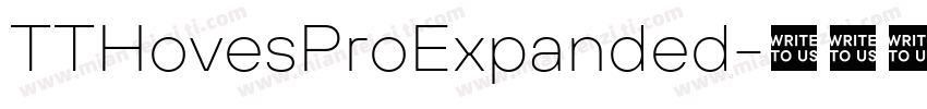 TTHovesProExpanded字体转换