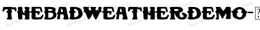 TheBadWeatherDemo字体转换