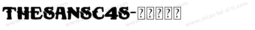 TheSansC4s字体转换