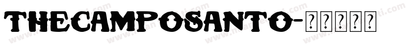 thecamposanto字体转换