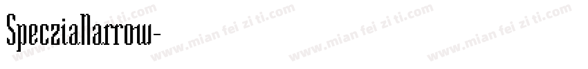 SpecziaNarrow字体转换