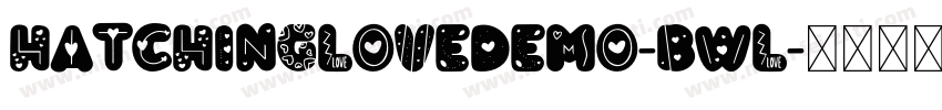 HatchingLoveDemo-BWL字体转换