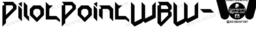 PilotPointWBW字体转换