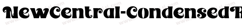NewCentral-CondensedRegular字体转换