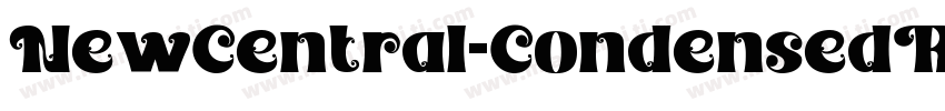 NewCentral-CondensedRegular字体转换