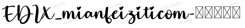 EDIX_mianfeiziticom字体转换