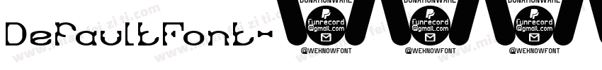 DefaultFont字体转换