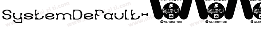 SystemDefault字体转换
