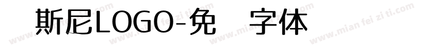 迪斯尼LOGO字体转换