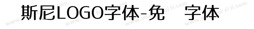 迪斯尼LOGO字体字体转换