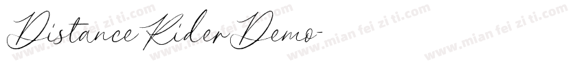 DistanceRiderDemo字体转换