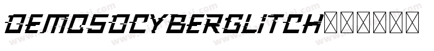 DemoSDCyberGlitch字体转换