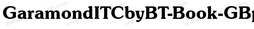 GaramondITCbyBT-Book-GBpc-EUC-H字体转换