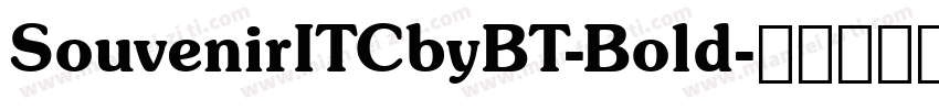 SouvenirITCbyBT-Bold字体转换