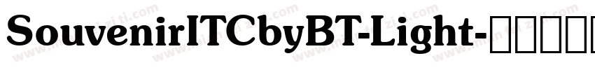SouvenirITCbyBT-Light字体转换