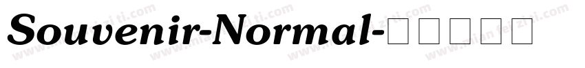 Souvenir-Normal字体转换