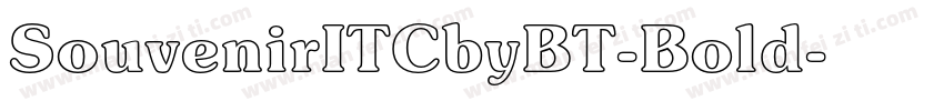SouvenirITCbyBT-Bold字体转换