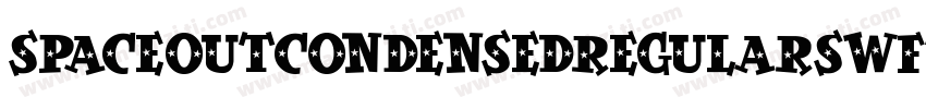 SpaceOutCondensedRegularSWFTE字体转换