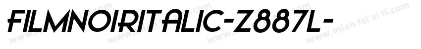 FilmNoirItalic-z887l字体转换