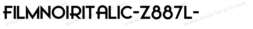FilmNoirItalic-z887l字体转换