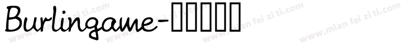 Burlingame字体转换