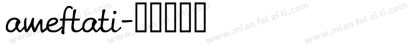 ameftati字体转换