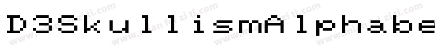 D3SkullismAlphabet-mL4a字体转换