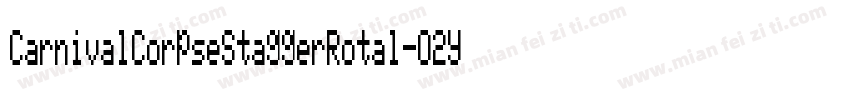 CarnivalCorpseStaggerRotal-O2y3字体转换