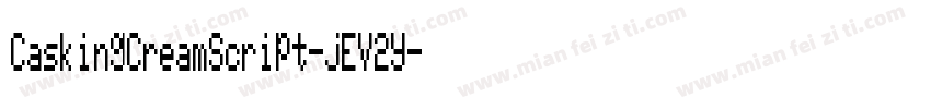 CaskingCreamScript-jEV2y字体转换