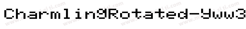 CharmlingRotated-yww3Y字体转换