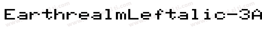 EarthrealmLeftalic-3A3y字体转换