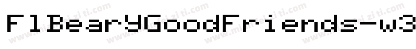 FlBearyGoodFriends-w3y9字体转换