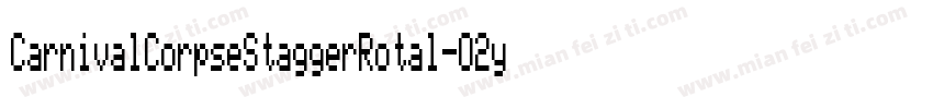 CarnivalCorpseStaggerRotal-O2y3字体转换