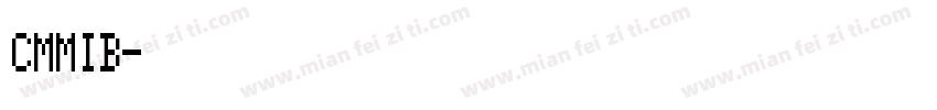 CMMIB字体转换