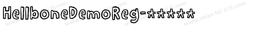 HellboneDemoReg字体转换