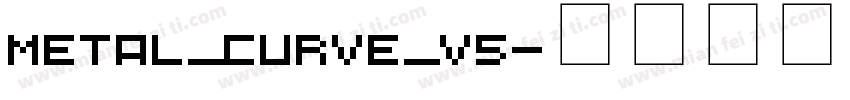 metal_curve_v5字体转换