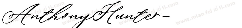 AnthonyHunter字体转换