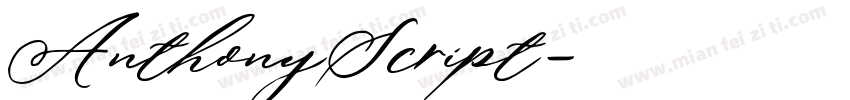 AnthonyScript字体转换
